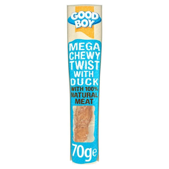 Good Boy Pawsley & Co Mega Chewy Twist with Duck Dog Treats 70g - gallery image 1