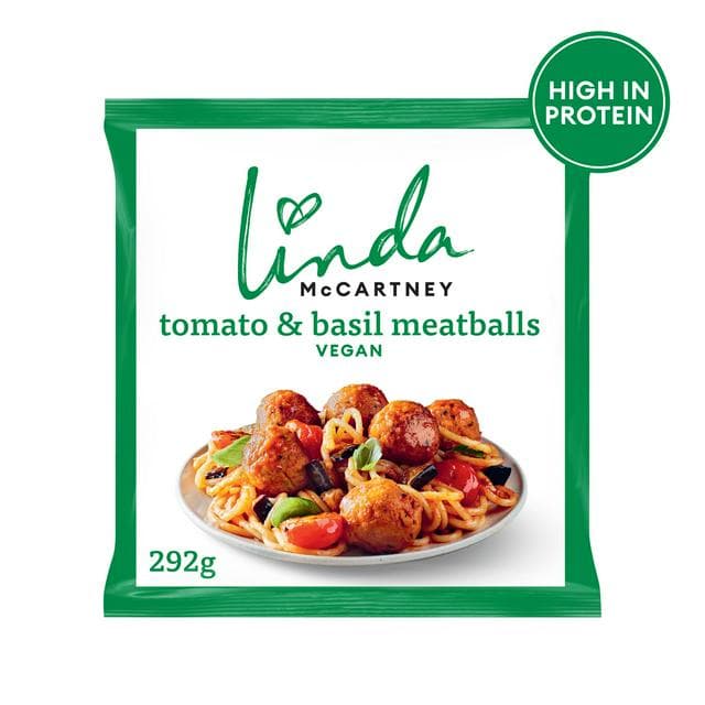 Linda McCartney's Vegetarian Tomato & Basil Meatballs 292g - gallery image 1