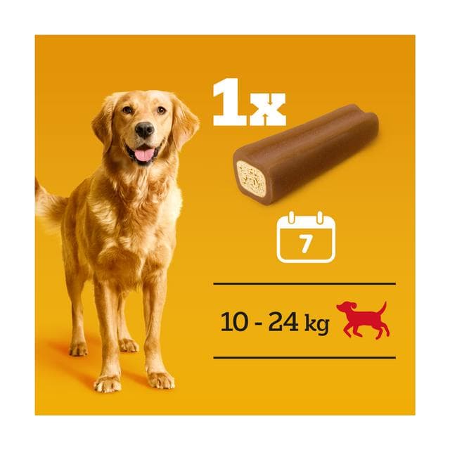 Pedigree Jumbone Chicken & Lamb Adult Medium Dog Treat Chews x2 180g - gallery image 4