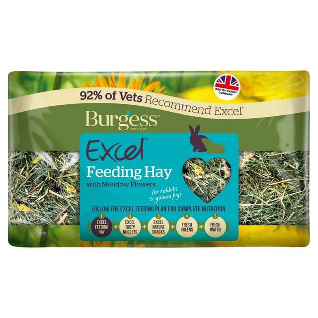 Burgess Excel 500g Small Animal Feeding Hay with Meadow Flowers - gallery image 1