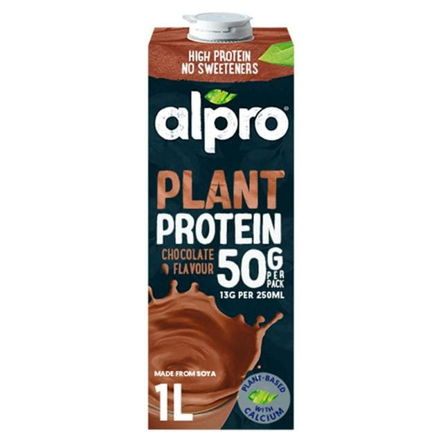 Alpro High Protein Chocolate Long Life Soya Dairy Alternative Drink 1L - gallery image 1