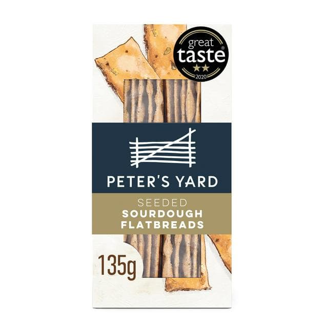 Peter's Yard Seeded Sourdough Flatbreads 135g - gallery image 1