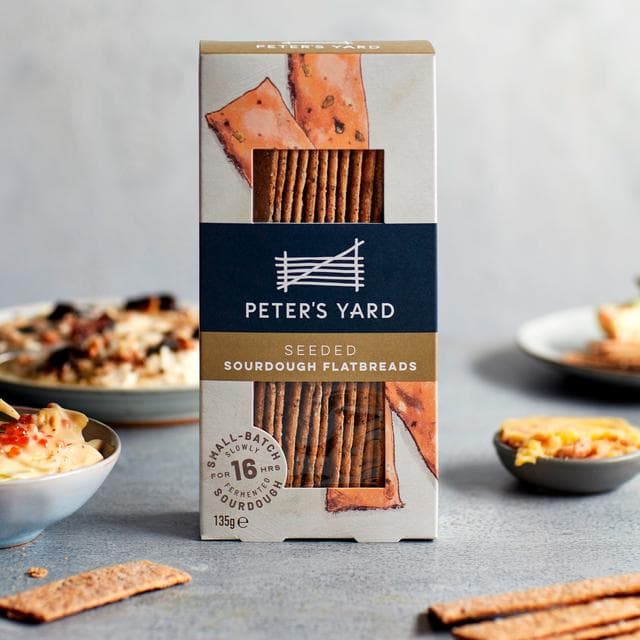 Peter's Yard Seeded Sourdough Flatbreads 135g - gallery image 3