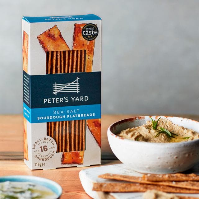 Peter's Yard Sea Salt Sourdough Flatbreads 115g - gallery image 3