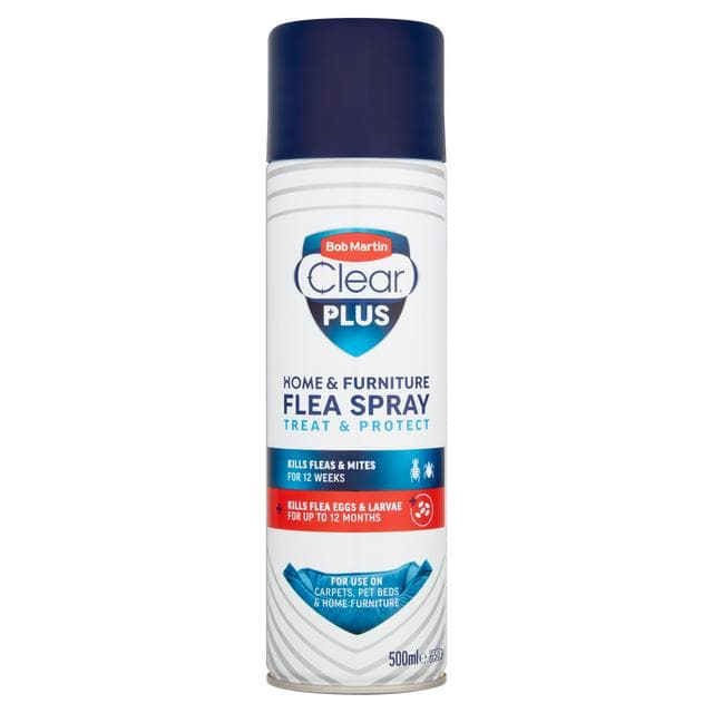Bob Martin Clear Plus Home & Furniture Flea Spray Treatment 500ml - gallery image 1