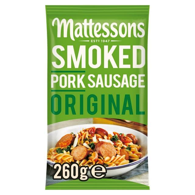 Mattessons Smoked Pork Sausage Original 260g - gallery image 1