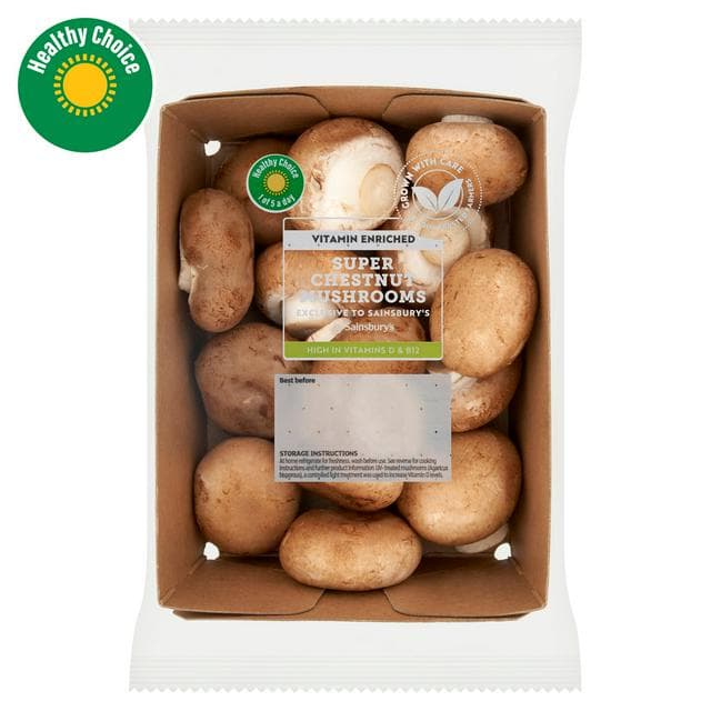 Sainsbury's Chestnut Super Mushrooms 300g - gallery image 1