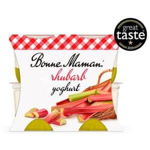 Bonne Maman Yoghurt with a Rhubarb Layer 4x115g