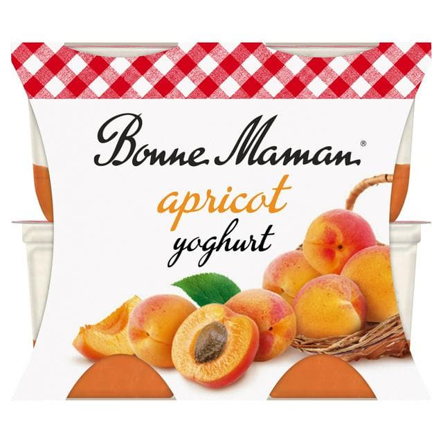 Bonne Maman Yoghurt with an Apricot Layer 4x115g - gallery image 1