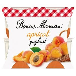 Bonne Maman Yoghurt with an Apricot Layer 4x115g