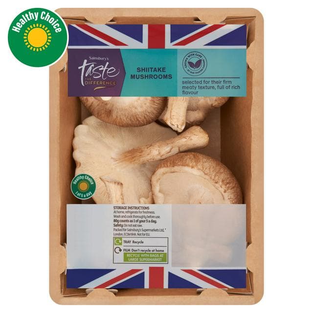 Sainsbury's Shiitake Mushrooms, Taste the Difference - gallery image 1