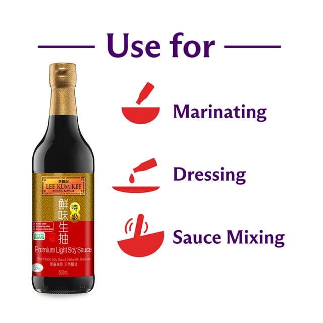 Lee Kum Kee Premium Light Soy Sauce 500ml - gallery image 2