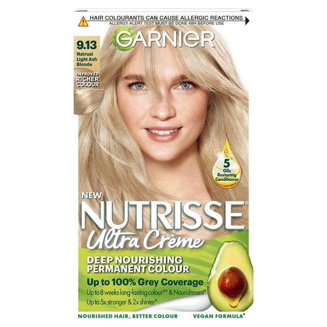 Garnier Nutrisse Permanent Hair Dye Natural Light Ash 9.13 - gallery image 1