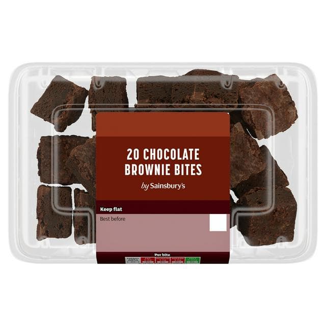 Sainsbury's 20 x Brownie Mini Bites - gallery image 1