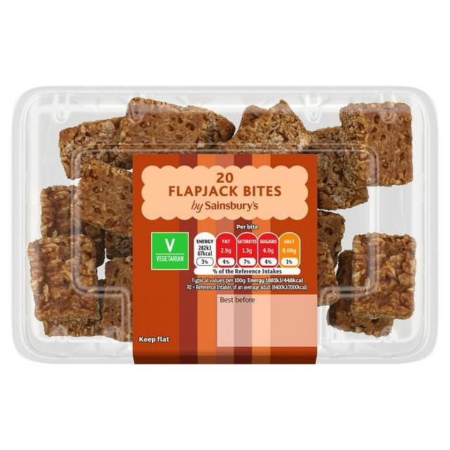Sainsbury's 20 x Mini Flapjack Bites - gallery image 1