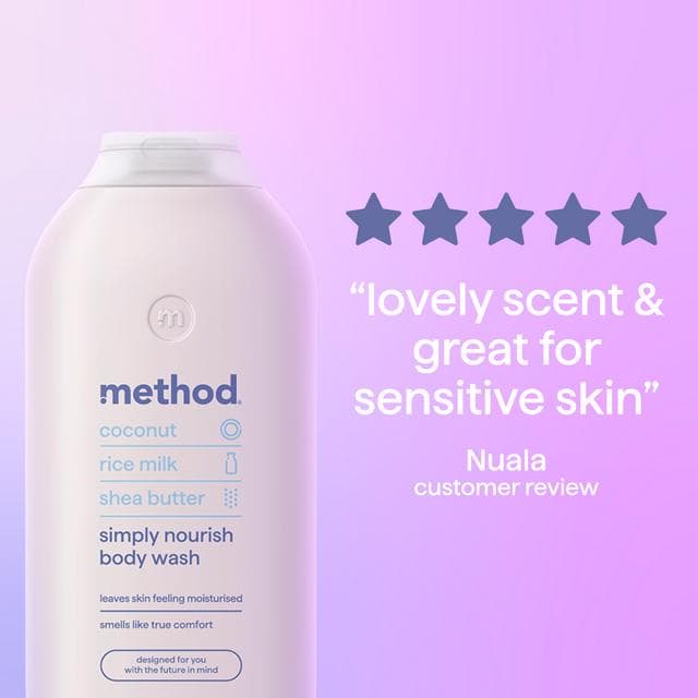Method Simply Nourish Body Wash 532ml - gallery image 6