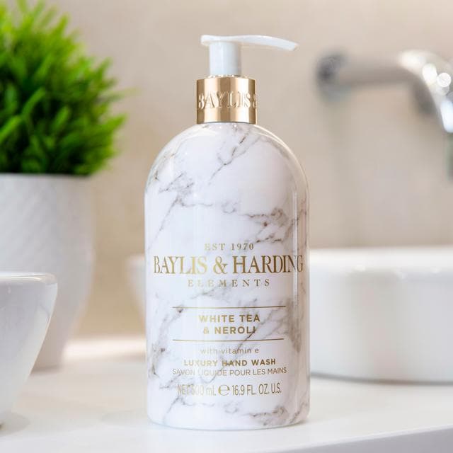 Baylis & Harding Elements White Tea & Neroli Luxury Hand Wash 500ml - gallery image 3
