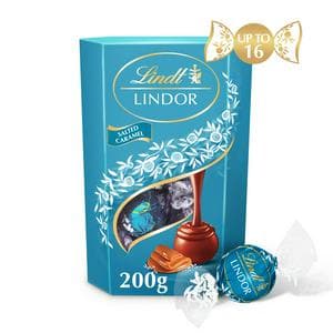 Lindt Lindor Salted Caramel Chocolate Truffles Box 200g