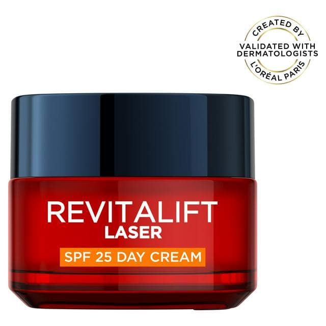 L'Oreal Paris Revitalift Laser Face Moisturiser With SPF25 Triple Action Anti-Ageing Day Cream 50ml - gallery image 1
