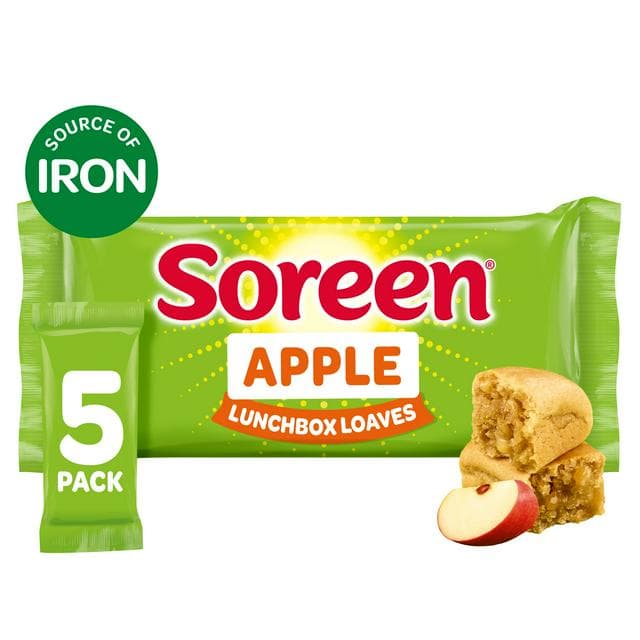 Soreen Apple Lunchbox Loaf Bars x5 - gallery image 1