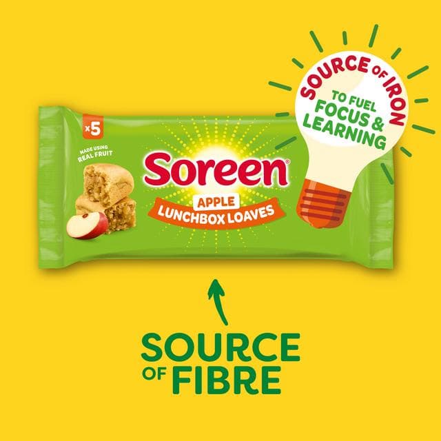 Soreen Apple Lunchbox Loaf Bars x5 - gallery image 2