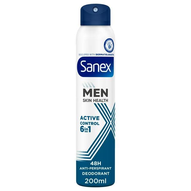 Sanex Men Active Control Antiperspirant Spray Deodorant 200ml - gallery image 1