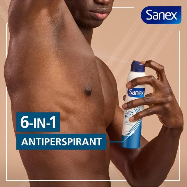 Sanex Men Active Control Antiperspirant Spray Deodorant 200ml - gallery image 3