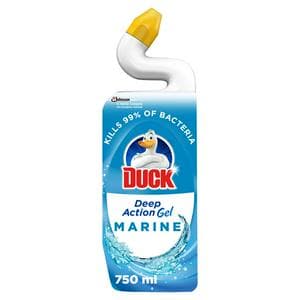 Duck Toilet Cleaner Deep Action Liquid Gel Marine 750ml