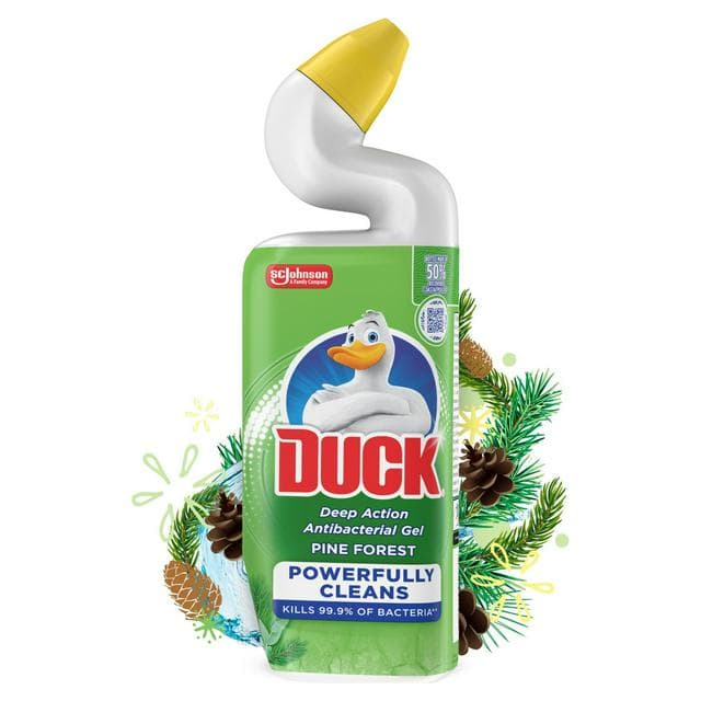 Duck Toilet Cleaner Deep Action Liquid Gel Pine 750ml - gallery image 1