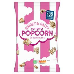 Sainsbury's Sweet & Salty Butterfly Popcorn 110g