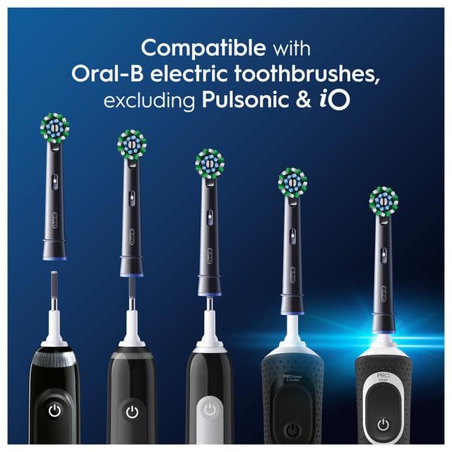 Oral-B CrossAction Black Replacement Electric Toothbrush Heads x4 - gallery image 6