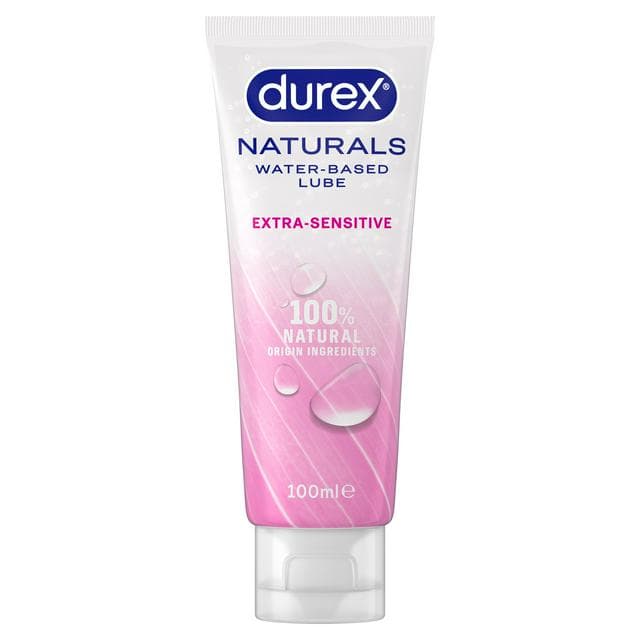 Durex Naturals Intimate Extra Sensitive Water Base Lubricant 100ml - gallery image 1