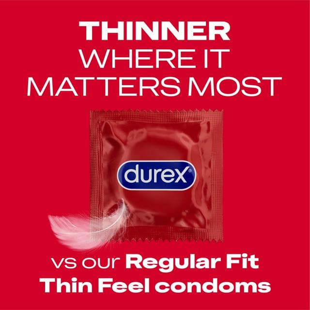 Durex Thin Feel Ultra Thin Condoms x12 - gallery image 4