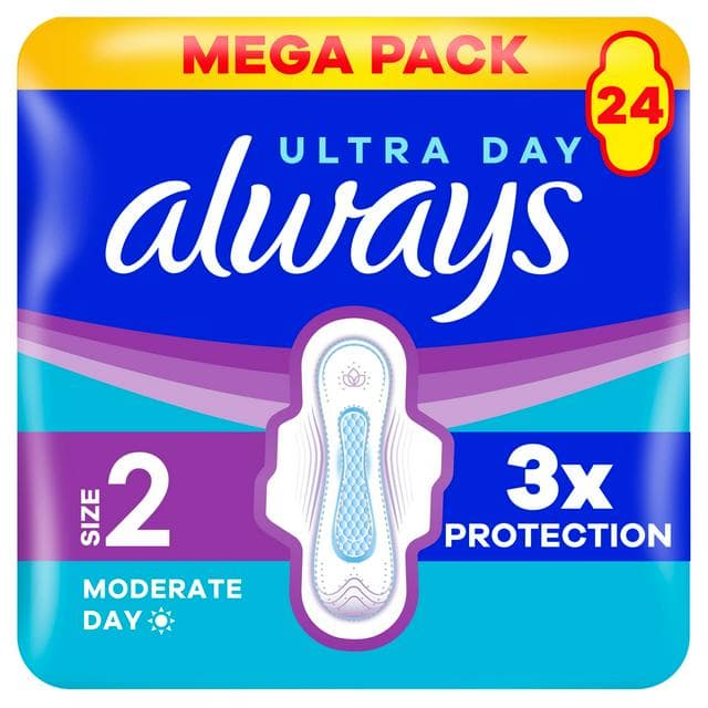 Always Ultra Sanitary Towels Long with Wings, Size 2 x24 - gallery image 1
