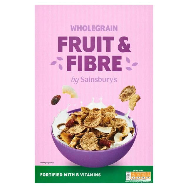 Sainsbury's Wholegrain Fruit & Fibre 750g - gallery image 1