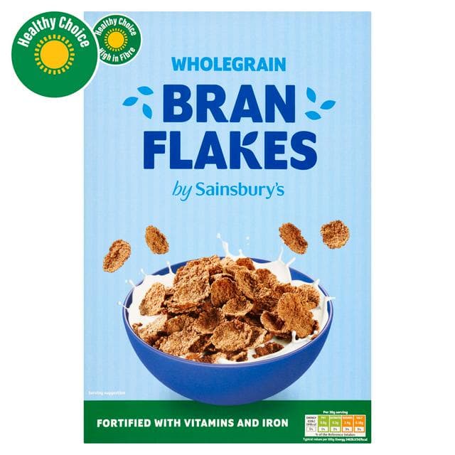 Sainsbury's Wholegrain Bran Flakes 750g - gallery image 1