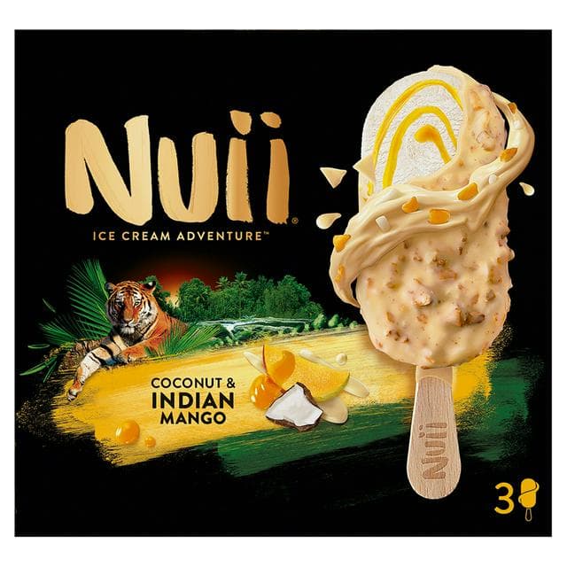 Nuii Ice Cream Aventure Coconut & Indian Mango 3x90ml - gallery image 1