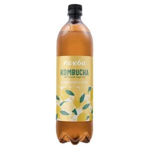 Nexba Naturally Sugar Free Elderflower & Lemon Kombucha 1L