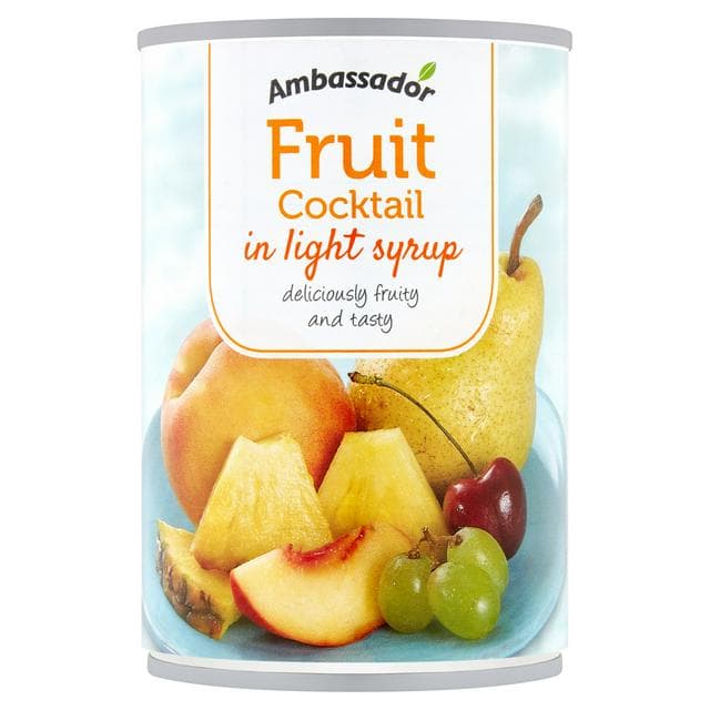 Ambassador Fruit Cocktail In Light Syrup 410g - gallery image 1