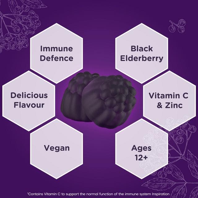Sambucol Immuno Forte Black Elderberry Gummies x30 - gallery image 3