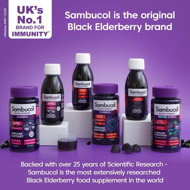 Sambucol Immuno Forte Black Elderberry Gummies x30 - gallery image 5