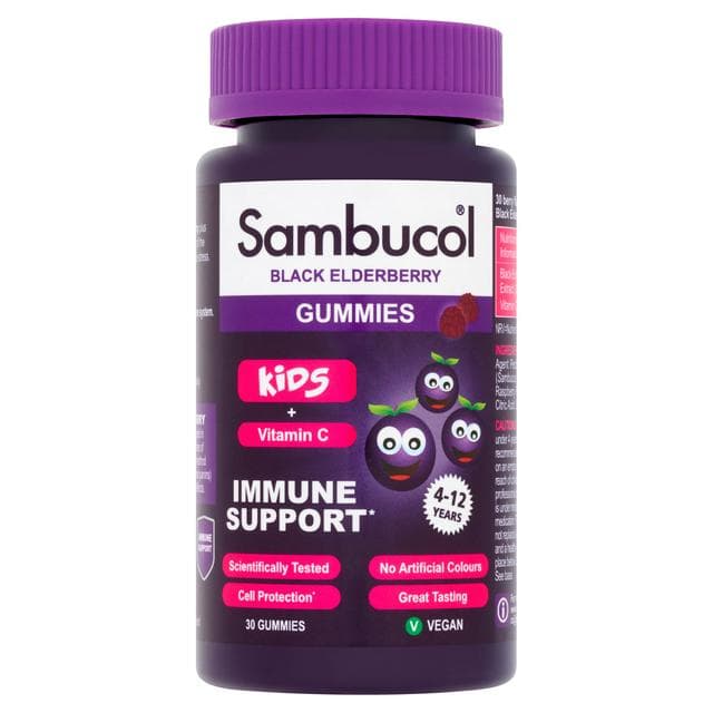 Sambucol Kids Black Elderberry Gummies x30 - gallery image 1