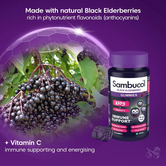 Sambucol Kids Black Elderberry Gummies x30 - gallery image 4