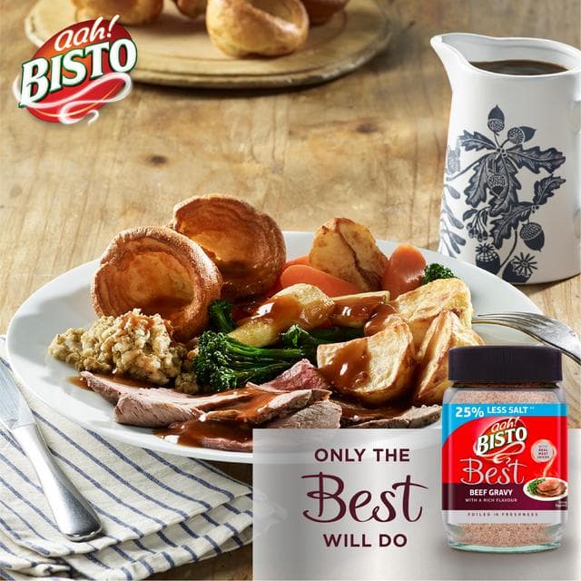 Bisto Best Reduced Salt Beef Gravy Granules 230g - gallery image 3
