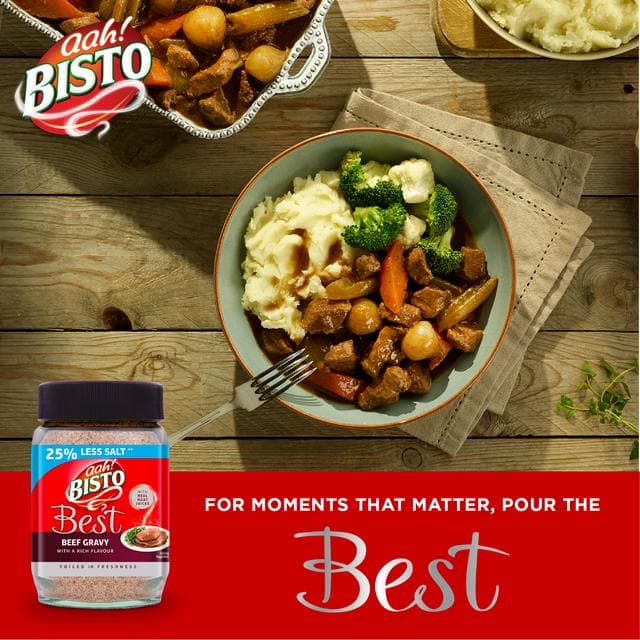 Bisto Best Reduced Salt Beef Gravy Granules 230g - gallery image 6