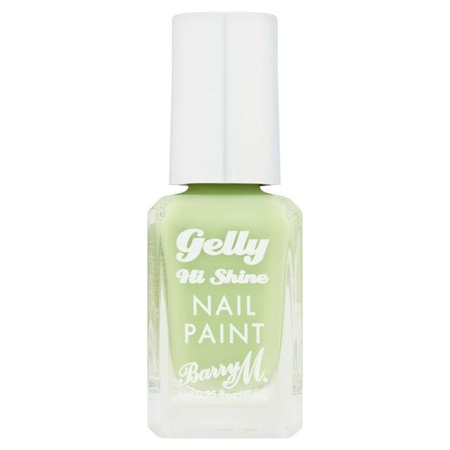 Barry M Gelly Hi Shine Nail Paint 133 Pistachio 10ml - gallery image 1