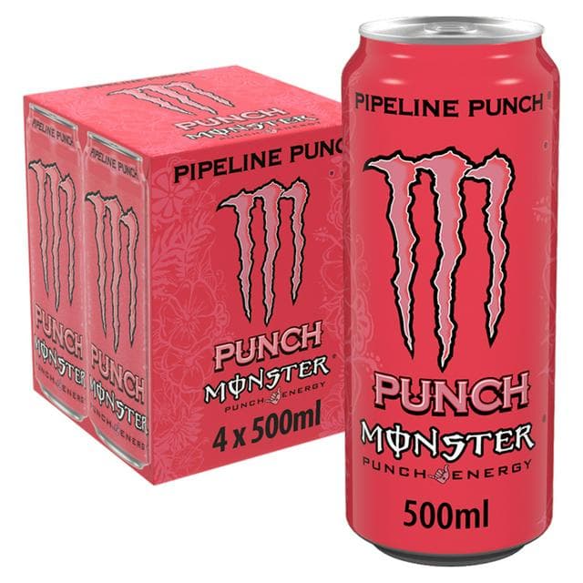 Monster Energy Drink Pipeline Punch 4x500ml - gallery image 1