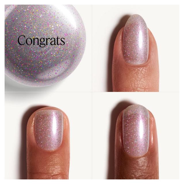 Essie Celebrating Moments 511 Congrats! Silver Glitter Nail Polish 13.5ml - gallery image 3