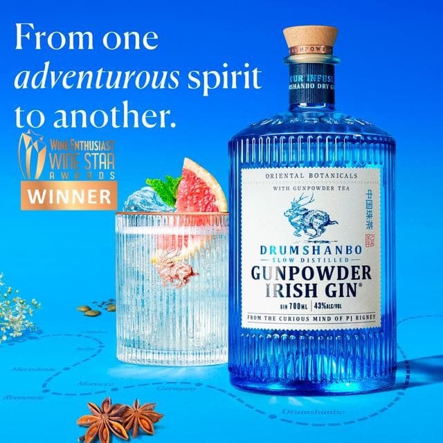 Drumshanbo Gunpowder Irish Gin 70cl - gallery image 3