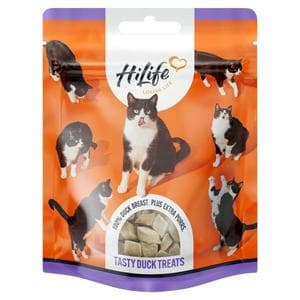 HiLife 100% Natural Duck Breast Cat Treats 10g